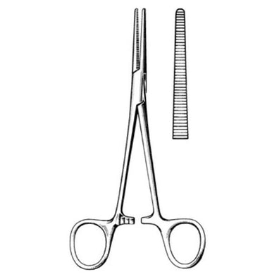 Forcep Crile 6-1/4" Straight Ea